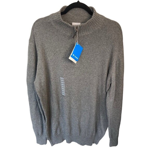 Columbia Spruce Bluff‎ 1/2 Zip Sweater Gray Size XXL - Picture 1 of 5